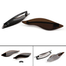 2 x ABS plast sidovinge vindavvisare för Harley Davidson Touring FL 2014-2018 2 färger Generic