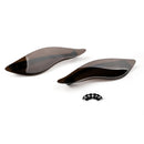 2 x ABS plast sidovinge vindavvisare för Harley Davidson Touring FL 2014-2018 2 färger Generic