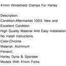 Windschutzscheibe Windschutzscheibe für Harley Davidson Sportster XL883 86–2010 XL1200 (1988–2011), klar, generisch