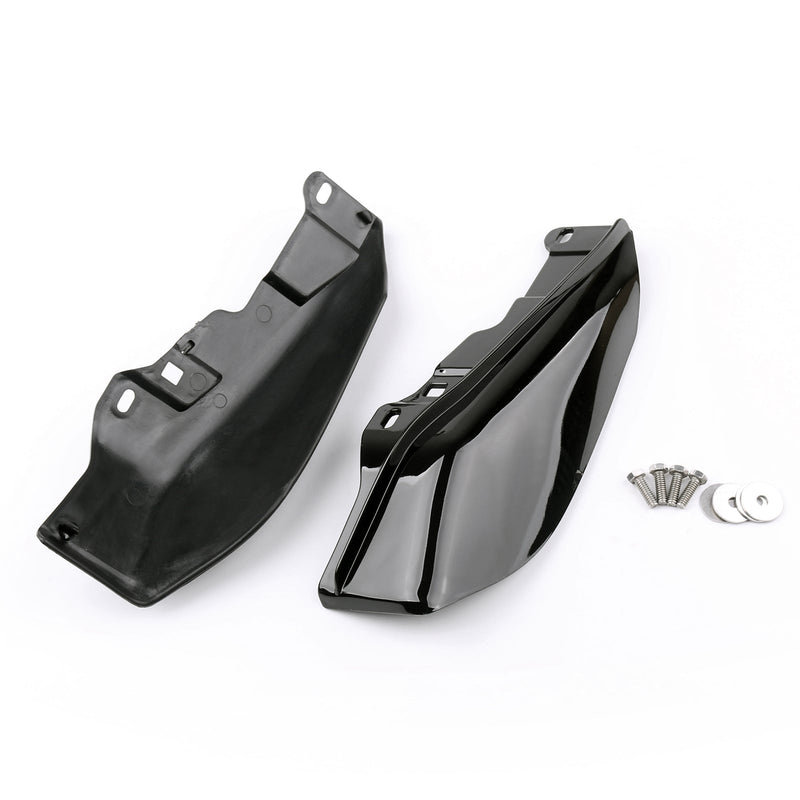 Protetor de detalhes do defletor de calor de ar de quadro intermediário para Harley Touring Street Glide, 2 cores genéricas