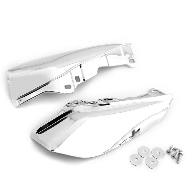 Escudo de detalles embellecedores del deflector de calor de aire de marco medio para Harley Touring Street Glide, 2 colores genéricos