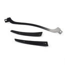 Dvojitý lehký posuvný proužek čelního skla pro Harley Road Glide (2014-2017), černý