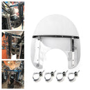 Pára-brisa de garfo abs para honda kawasaki harley suzuki yamaha genérico