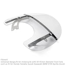 Pára-brisa de garfo abs para honda kawasaki harley suzuki yamaha genérico