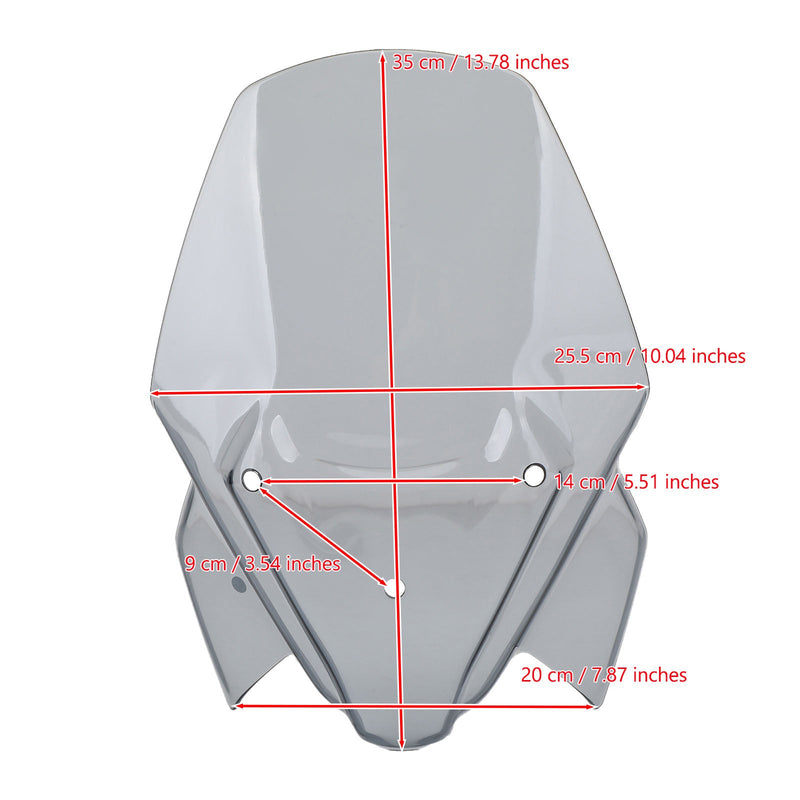 Bmw F900R 2020-2021 ABS Kunststoff Motorrad Windschutzscheibe Windschutzscheibe