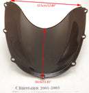 Frontrute dobbel boble for Honda CBR954RR 2001-2003, 5 farger generisk