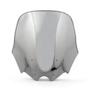 Forrude Forrude Dobbelt Boble til Honda NC700S/NC750S 2010-2014 Krom Sort