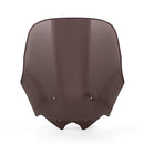 Forrude Forrude Dobbelt Boble til Honda NC700S/NC750S 2010-2014 Krom Sort