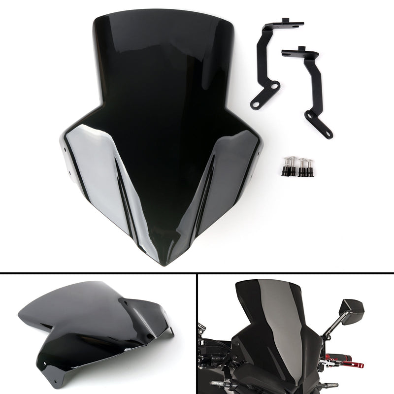 ABS plast frontrute med brakett for Honda CB650F 2014-2017 Generisk