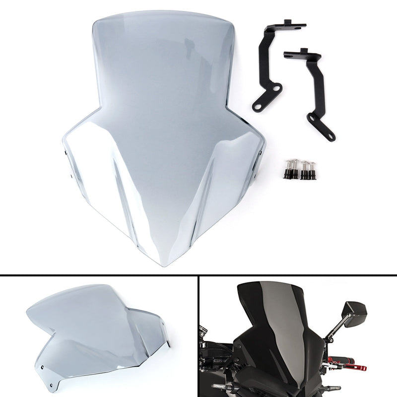 ABS plast frontrute med brakett for Honda CB650F 2014-2017 Generisk