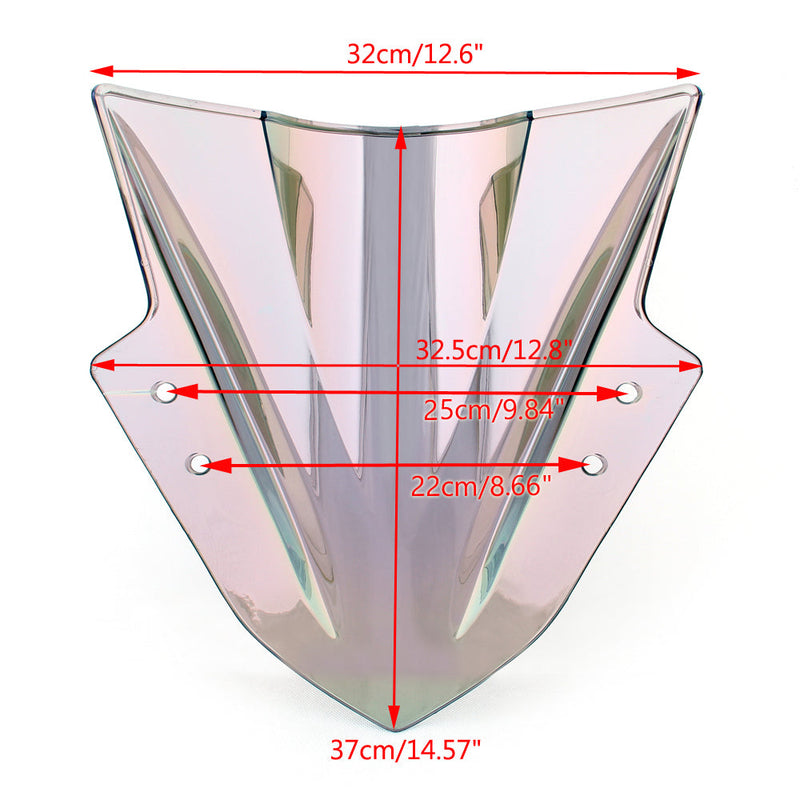 Podwójna bańka przedniej szyby do Kawasaki Ninja 300 EX300 2013-2017 Generic