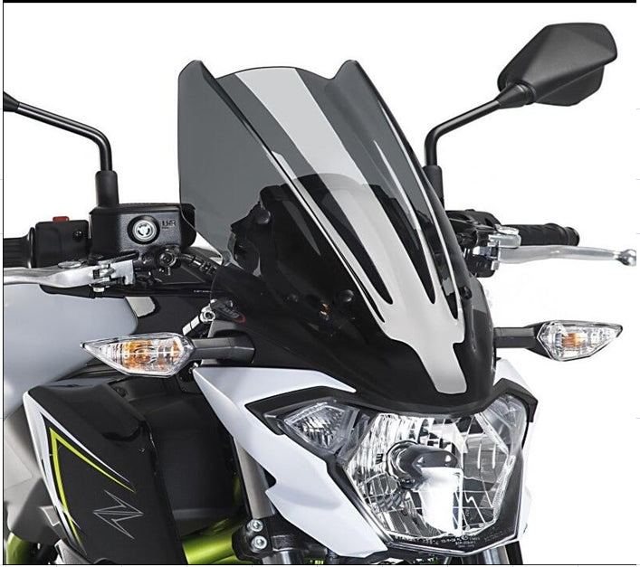 ABS Windschutzscheibe Windschutzscheibe mit Halterung für Kawasaki Z650 2017-up Generic