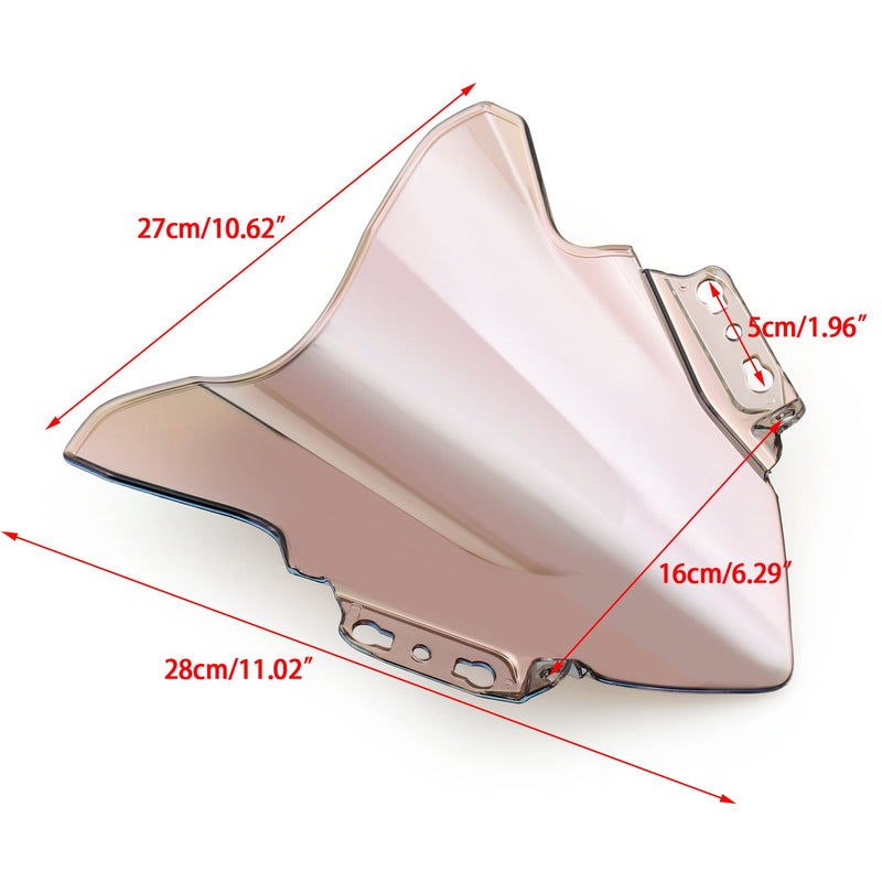 Parabrisas de motocicleta ABS para Kawasaki Ninja 250SL 2014-2017 genérico