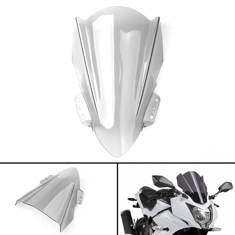 Pára-brisa de motocicleta ABS para Kawasaki Ninja 250SL 2015-2017 genérico