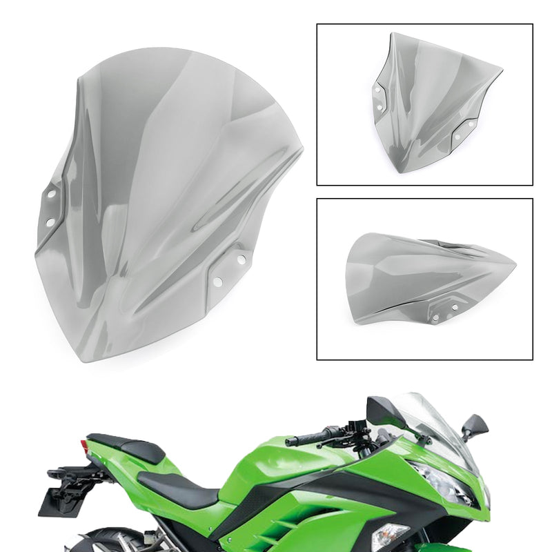 Parabrisas de motocicleta de plástico ABS para Kawasaki 2018-2020 Ninja 400 genérico