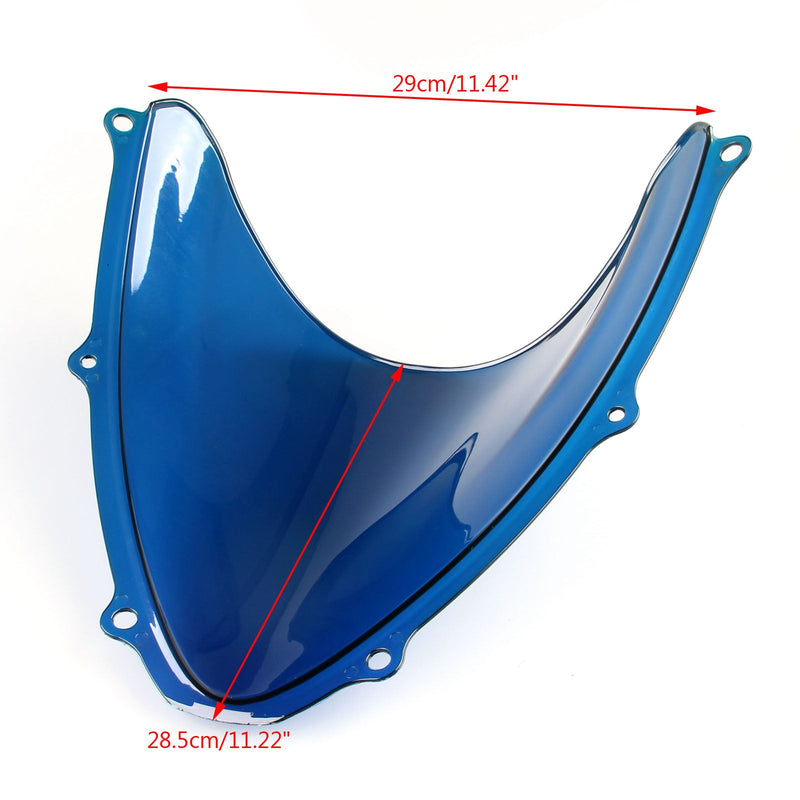 Vindruta dubbelbubbla för Suzuki GSXR 600/750 (2006-2007) 6 färger generisk