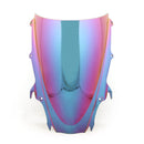 Vindruta dubbelbubbla för Triumph Daytona 675 2009-2012 Generic