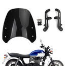 ABS-muovimoottorin tuulilasi tuulilasi malleihin Triumph Bonneville T100 T120 Generic