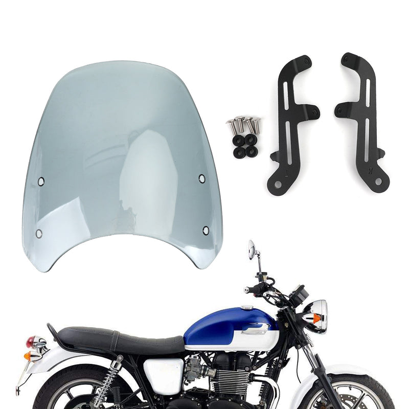 Pára-brisa de motor de plástico ABS para Triumph Bonneville T100 T120 genérico