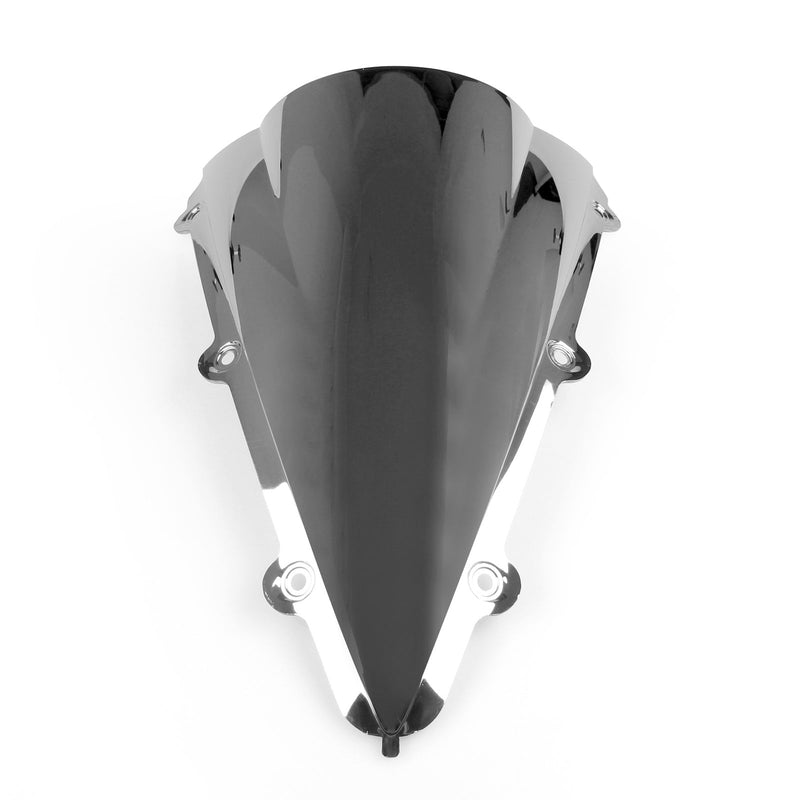 Windshield Windscreen Double Bubble For Yamaha YZF R1 24-26 Smoke-Black