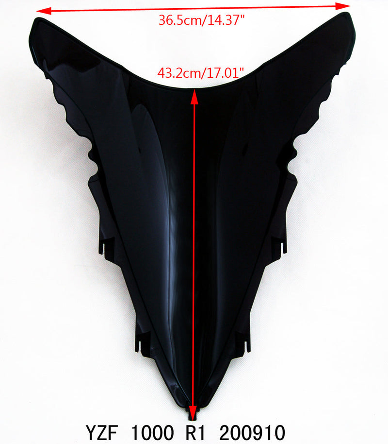 Frontrute dobbel boble for Yamaha YZFR1 2009-2014