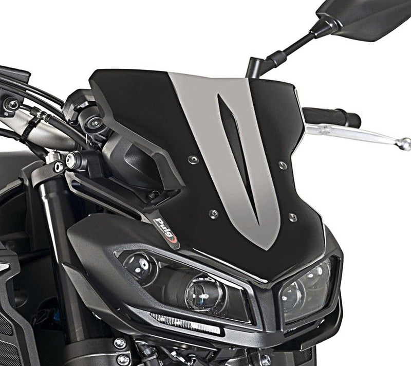 Pára-brisas de motocicleta em ABS com suporte para Yamaha MT-09 (2017) 2 cores genérico