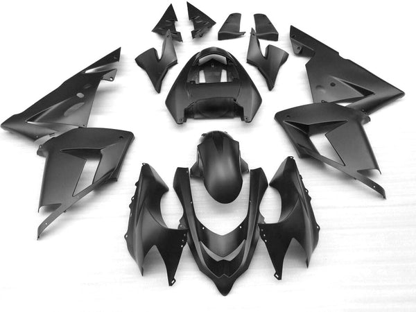 Verkleidungen 2004-2005 Kawasaki ZX 10R Schwarz Matt Ninja Racing Generic