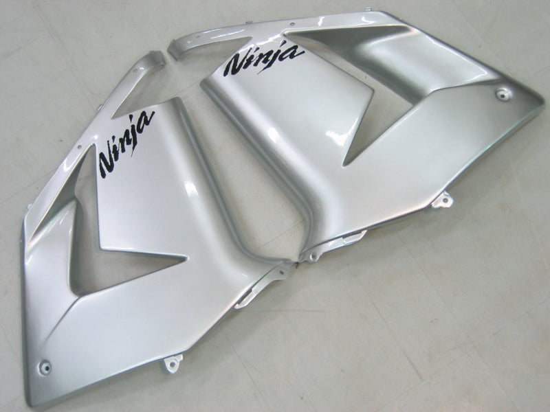 Fairings 2004-2005 Kawasaki ZX 10R Sølv Svart Ninja Racing Generisk