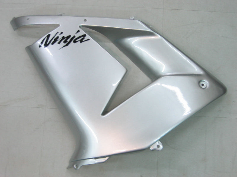 Fairings 2004-2005 Kawasaki ZX 10R Silver Black Ninja Generic