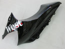 Carenagens 2004-2005 Kawasaki ZX 10R Preto Branco West Ninja Racing Genérico