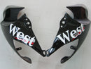 Fairings 2004-2005 Kawasaki ZX 10R Sort Hvid West Ninja Generic