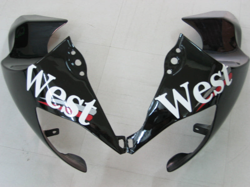 Fairings 2004-2005 Kawasaki ZX 10R Black White West Ninja Generic