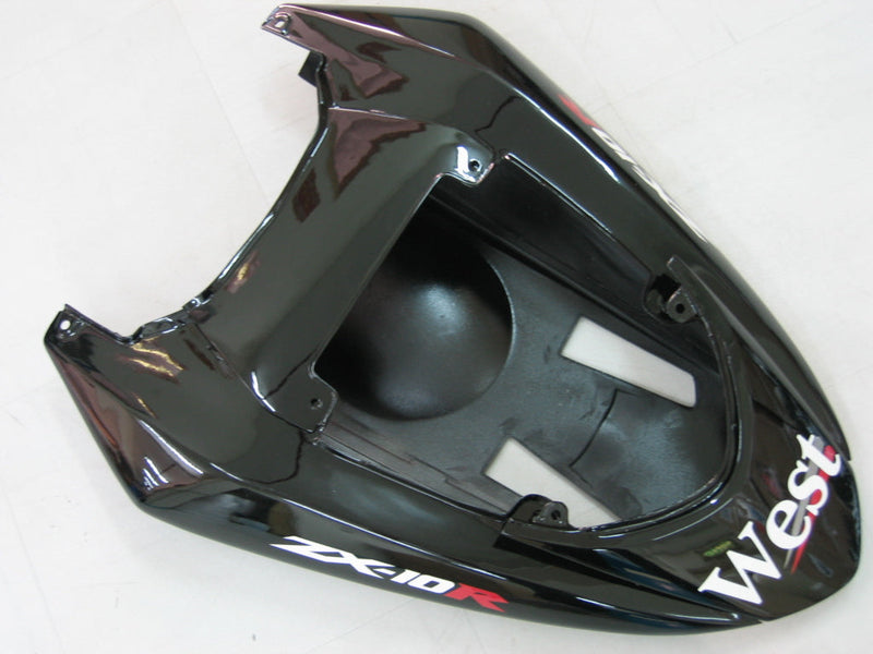 Verkleidungen 2004-2005 Kawasaki ZX 10R Schwarz Weiß West Ninja Racing Generic