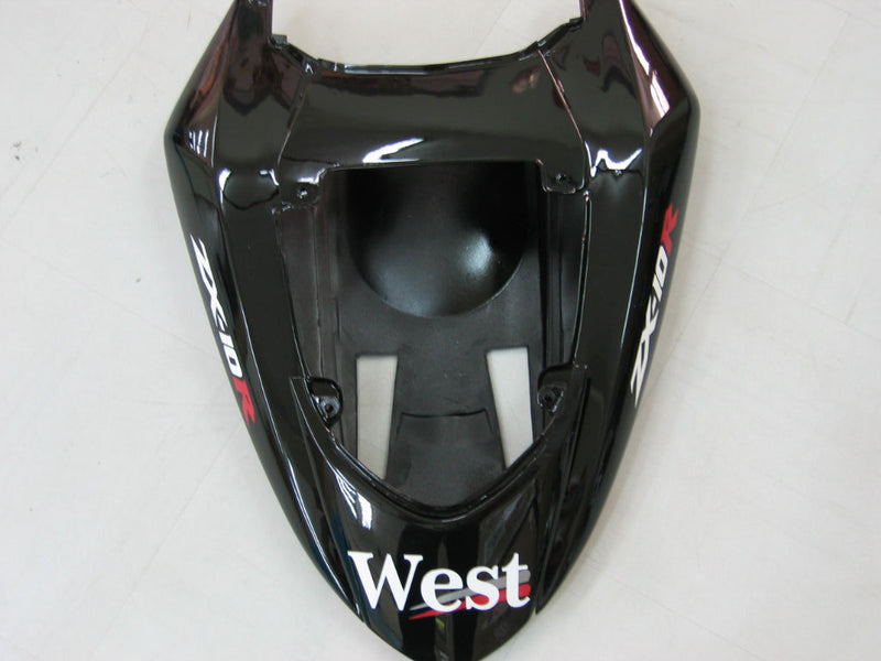 Verkleidungen 2004-2005 Kawasaki ZX 10R Schwarz Weiß West Ninja Generic