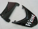 Carenagens 2004-2005 Kawasaki ZX 10R Preto Branco West Ninja Racing Genérico