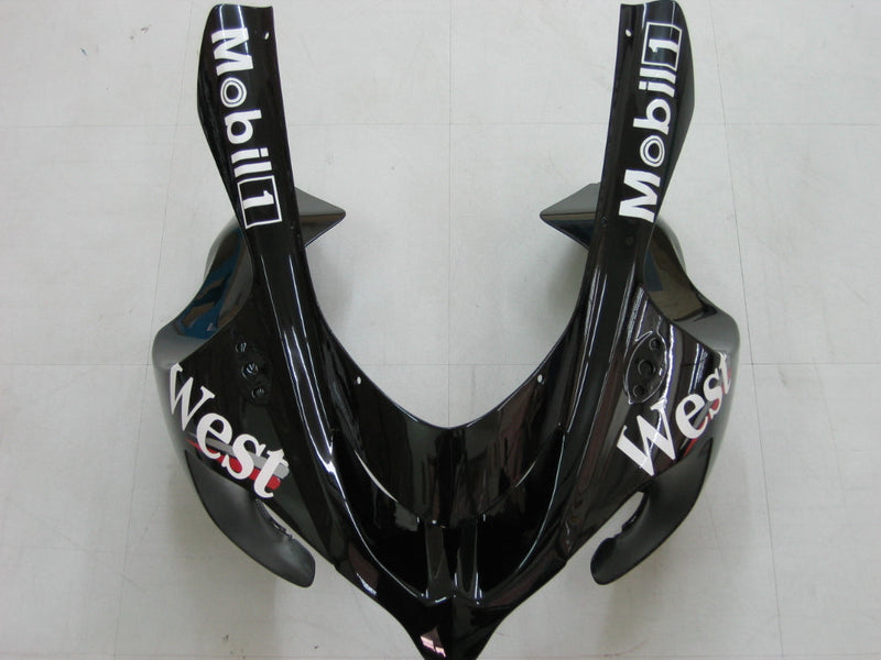 Verkleidungen 2004-2005 Kawasaki ZX 10R Schwarz Weiß West Ninja Racing Generic