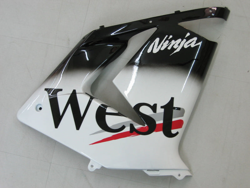 Verkleidungen 2004-2005 Kawasaki ZX 10R Schwarz Weiß West Ninja Generic