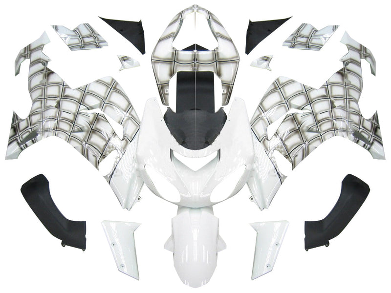 Carenados 2006-2007 Kawasaki ZX 10R Blanco Spiderman Genérico