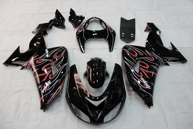 Valaisimet 2006-2007 Kawasaki ZX 10R Black Red Flame Racing Generic