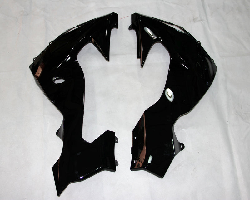 Fairings 2006-2007 Kawasaki ZX 10R Black Red Flame Racing Generic