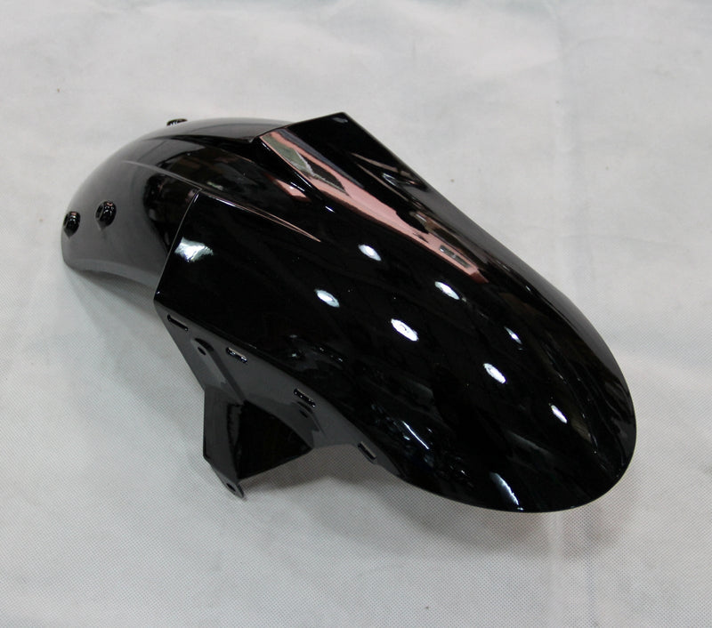 Carenados 2006-2007 Kawasaki ZX 10R Negro Rojo Flame Racing Genérico