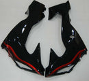 Carenados 2006-2007 Kawasaki ZX 10R Negro y Rojo Flame Ninja Racing Genérico