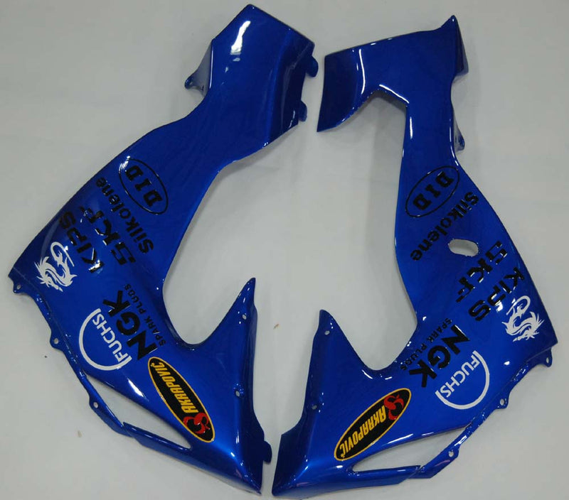 Fairings 2006-2007 Kawasaki ZX 10R Blue Black No. 56 Nakano Racing Generic