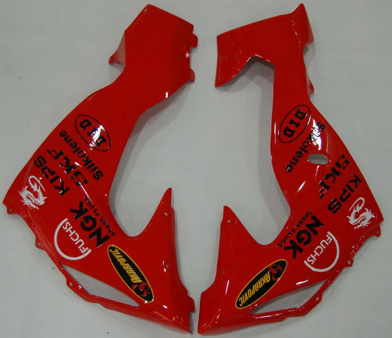 Fairings 2006-2007 Kawasaki ZX 10R Red Black No. 56 Nakano Racing Generic