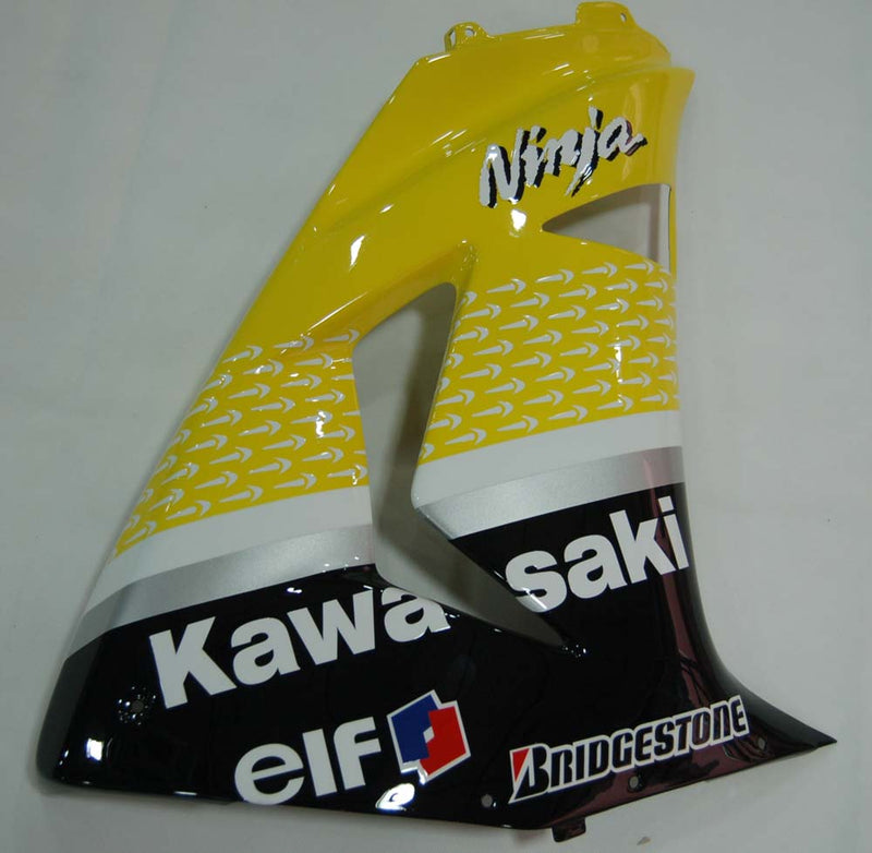 Fairings 2006-2007 Kawasaki ZX 10R Yellow Black No. 56 Nakano Racing Generic