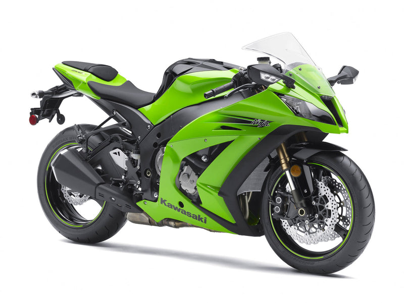 Owiewki 2011-2015 Tworzywa sztuczne Kawasaki ZX10R Ninja Green Racing Generic