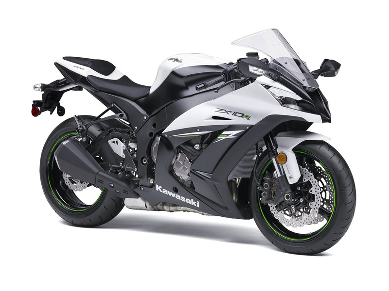 Verkleidungen 2011-2015 Kunststoffe Kawasaki ZX10R Ninja Weiß Schwarz ZX10R Racing Generic