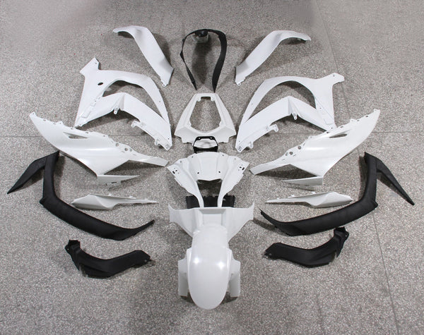 Carenados 2011-2015 Plásticos Kawasaki ZX10R Ninja Blanco Negro ZX10R Genérico