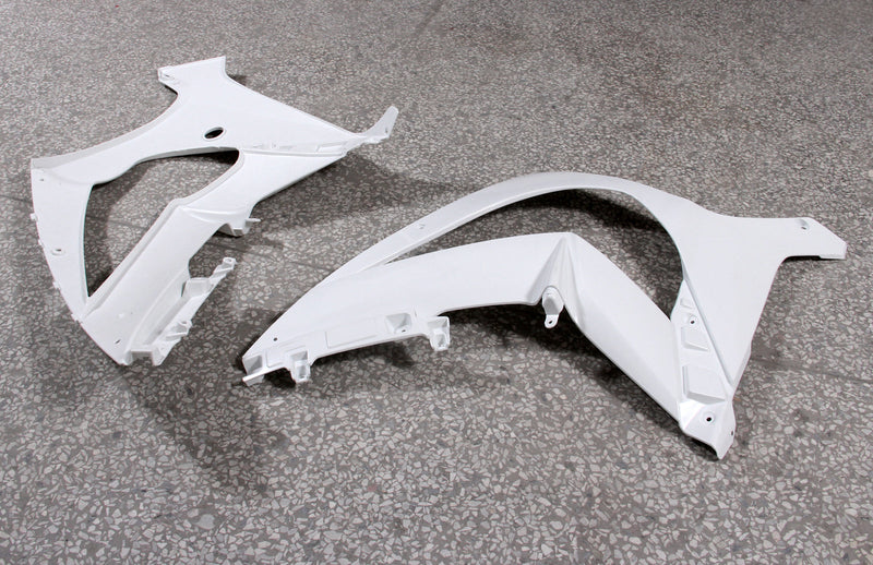 Fairings 2011-2015 Plast Kawasaki ZX10R Ninja White Black ZX10R Racing Generic