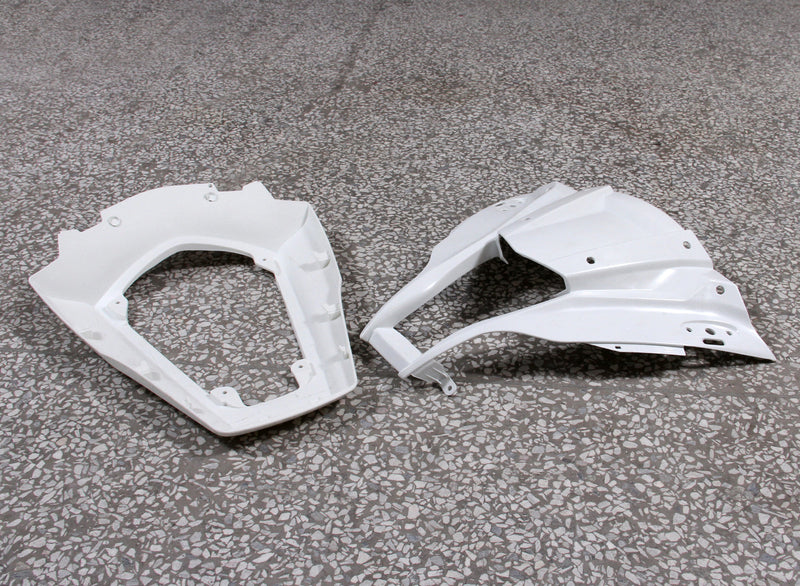 Fairings 2011-2015 Plast Kawasaki ZX10R Ninja White Black ZX10R Racing Generic